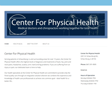 Tablet Screenshot of center4physicalhealth.com